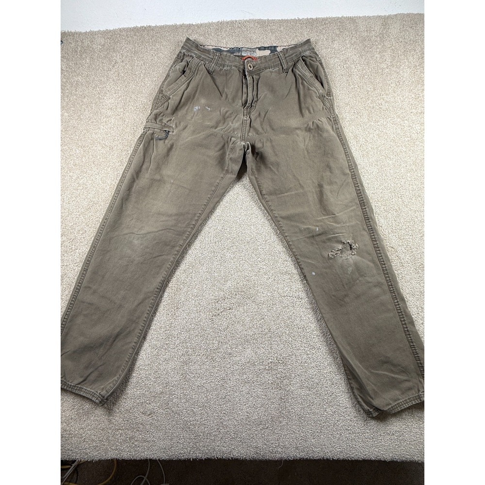 Vintage Weatherproof Relaxed Fit Work Pants Mens 32x34 Gray Outdoor Distressed